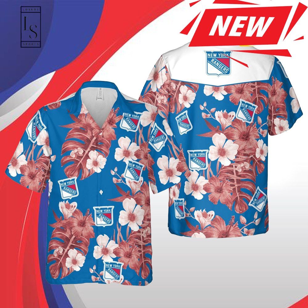 NY Rangers Hawaiian Shirt